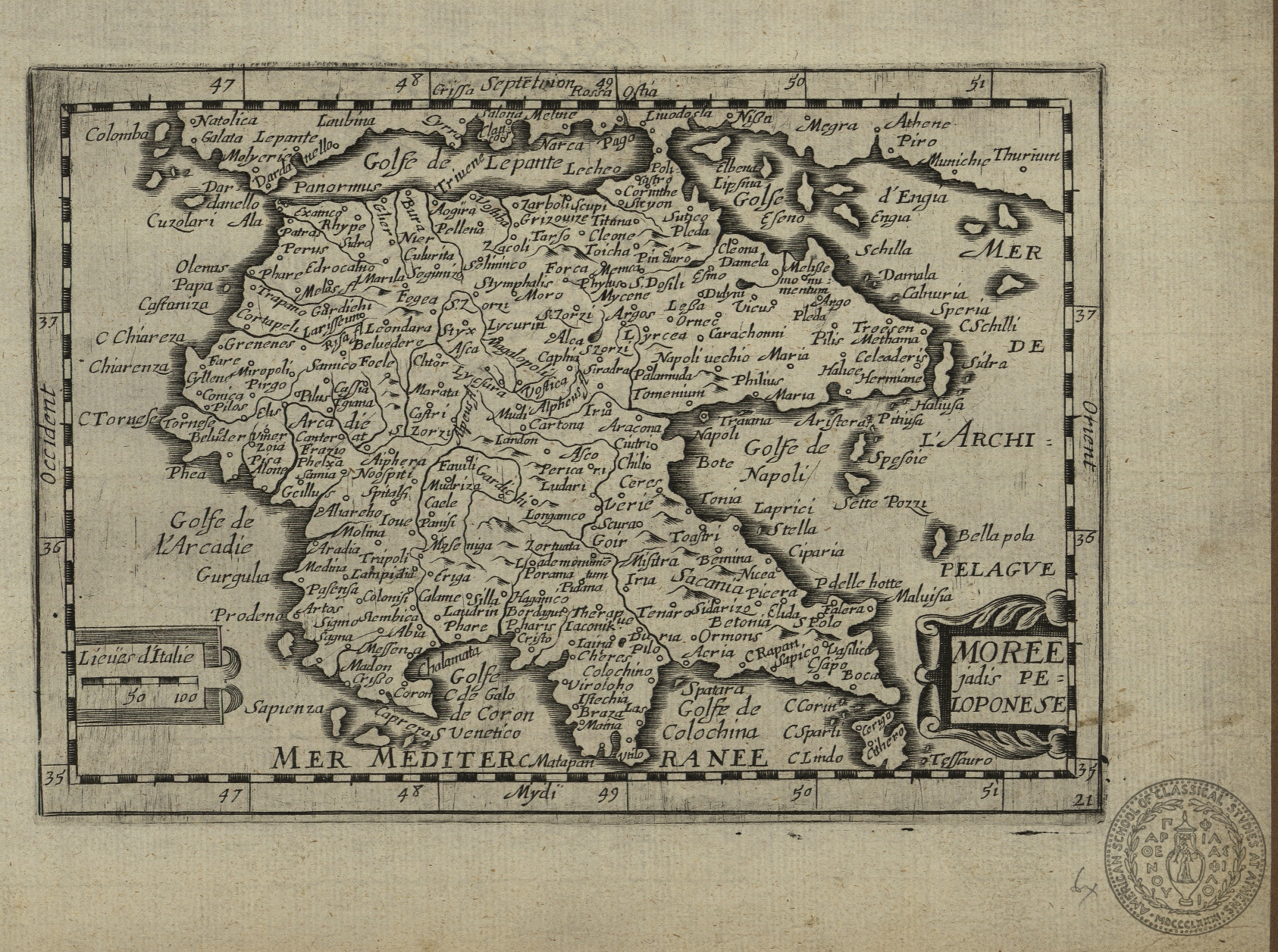 Moree jadis Peloponese